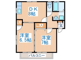 コーポまつもとの物件間取画像